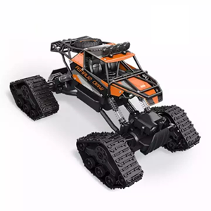  ماشین کنترلی شارژی آفرود برفی نارنجی Remote Control Car off Road Track crawler 4wd Snowmobile 1:12 -اسباب بازی